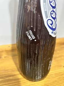 Vintage Coors Light Baseball Bat Bottle Limited Edition 18oz Silver Bullet 