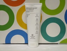TERRA & CO. ~ BRILLIANT BLACK TOOTHPASTE WHITENING VEGAN MINT ~ 3.4 OZ