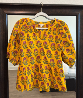Printfresh Countryside Drives - Easy Read Blouse (Size Small)