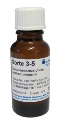 Etsyntha Uhrenöl 3-5 halbsynthetisch 20ml-