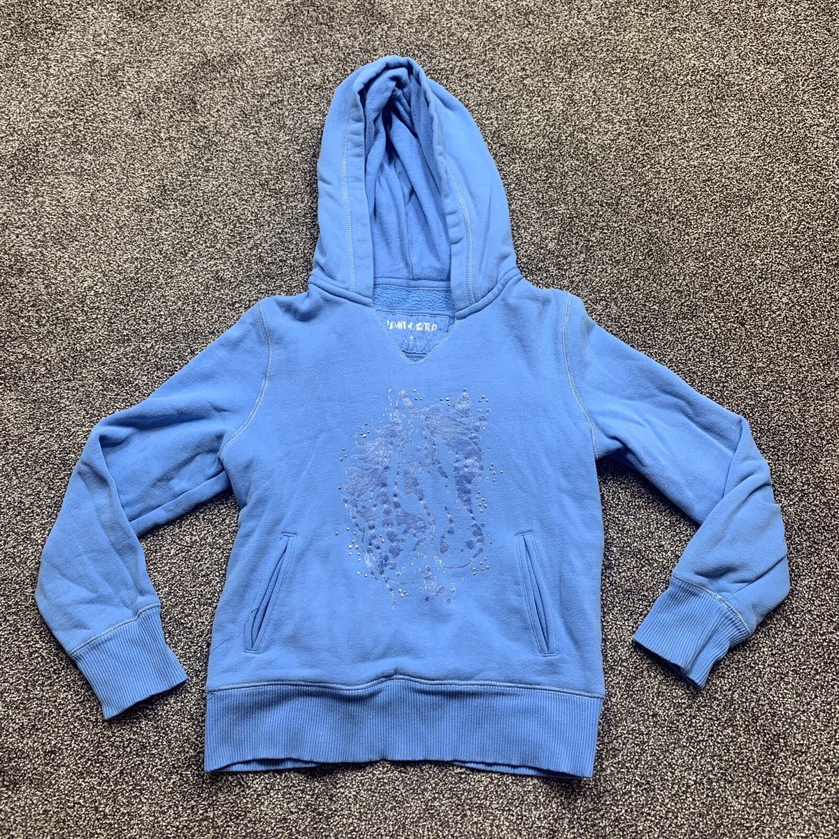 トップス jiltu baby frill hoodie (baby blue) Girls DayDream Fleece Long-Sleeve Hooded Zip-Up Jacket