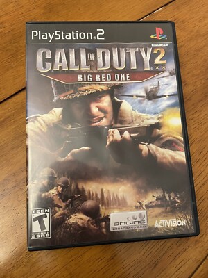 Call of Duty 2: Big Red One PlayStation 2 PS2 Retro Video Game Complete ...