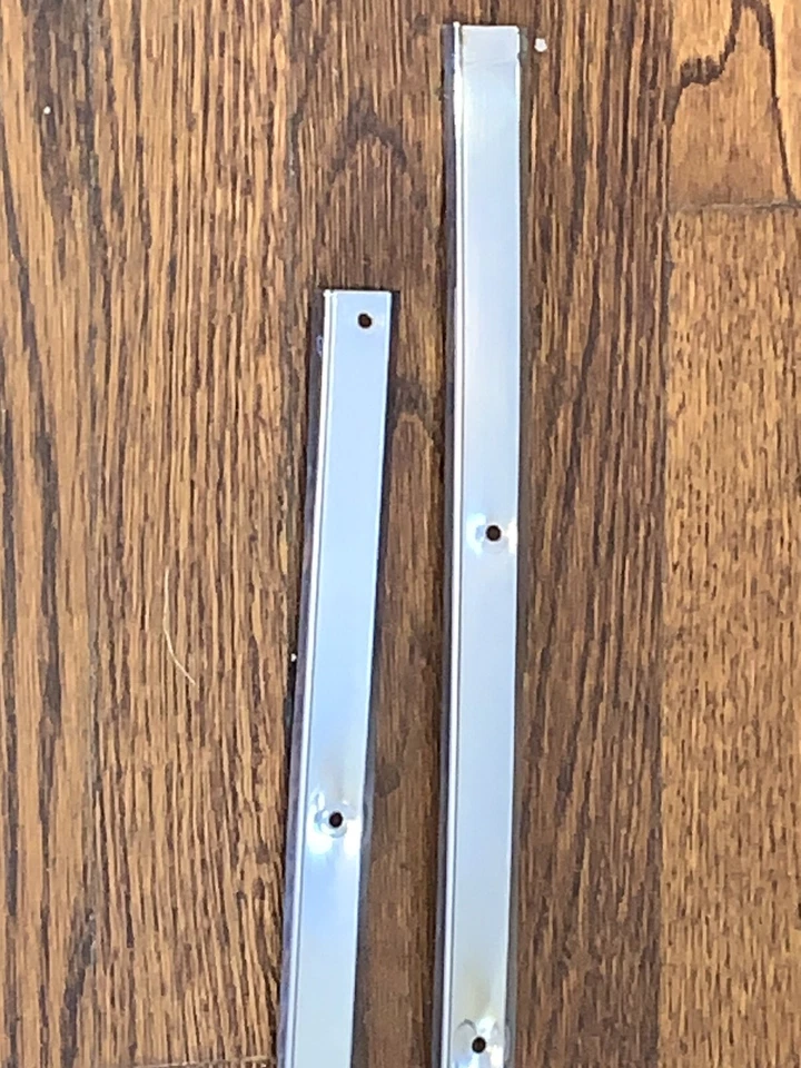 1965 Plymouth Fury Convertible Pinch Weld Molding 5 Pieces Stainless Diecast OEM - Image 3 of 4