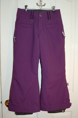 Bonfire Snowboard Co. Ski/Snow Pants Girls 10/12 Purple