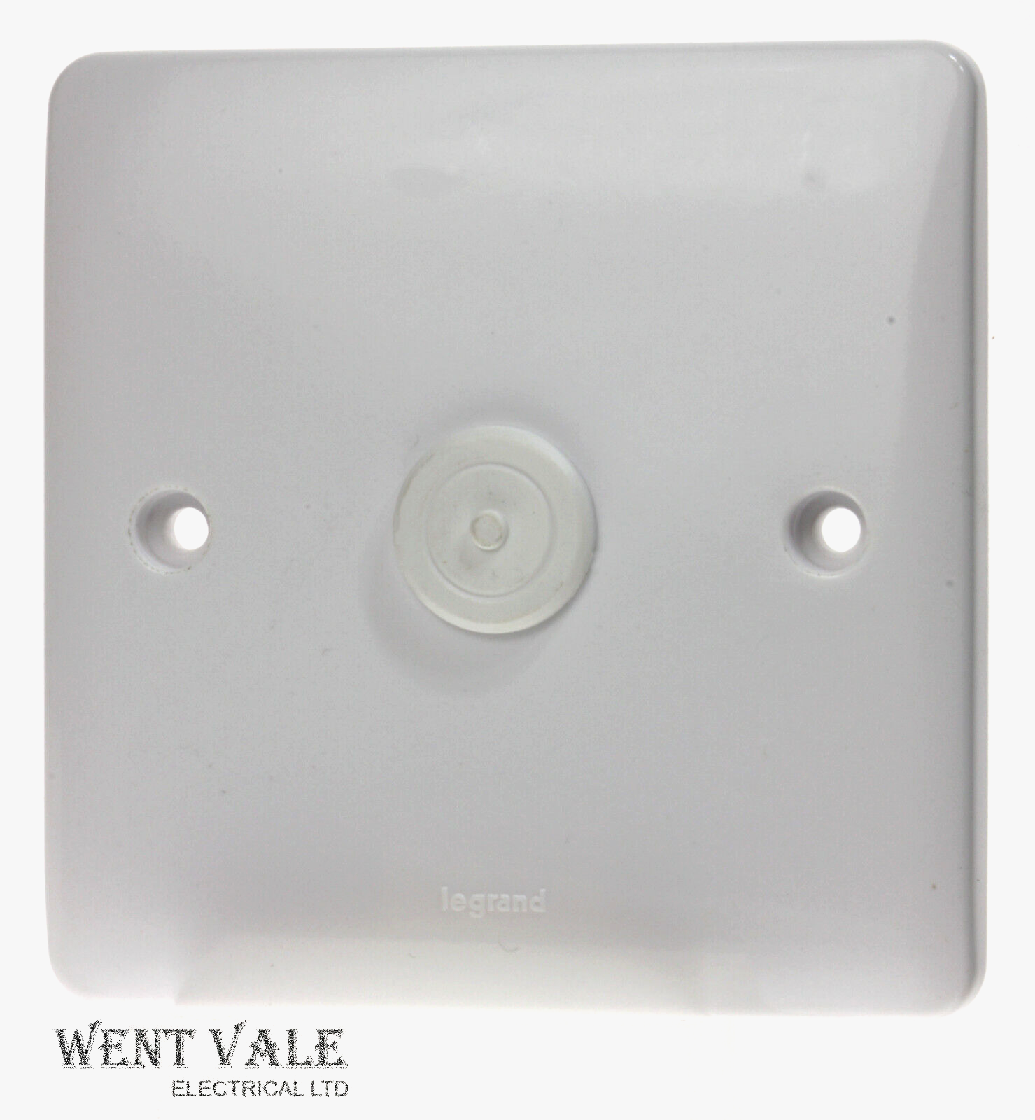 Legrand Synergy - 7300 52 - White Moulded 1 Gang Outlet Plate New