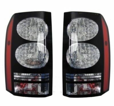 Land Rover Discovery 3 & 4 - Rear BLACK LED REAR Light Lamps Pair - LR052395/7