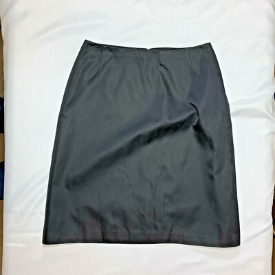 DAVID MEISTER SILK LINED SKIRT BLACK  SIZE 6  COCKTAIL
