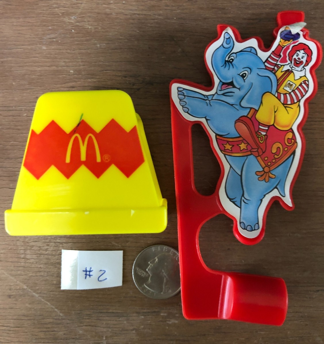 RARE Vintage Under the Big Top Circus 1994 1995 McDonald's Toys