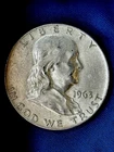 Franklin Half Dollar 1963-D 50C 90% Silver Circulated Uncertified (153)
