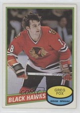 1980-81 O-Pee-Chee Greg Fox #268 0m8e