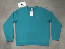 Nike Club French Terry Crewneck Sweatshirt Dusty Cactus Men's Size XL 637902-345