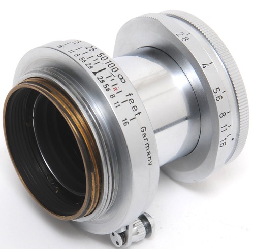 Objectif Leitz Leica Elmar 2,8/5 cm M39 verre à nettoyer - Photo 5/8