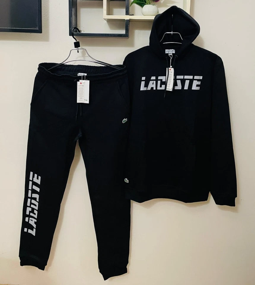 Nuevo Chándal Premium Para Hombre Sudadera con Capucha Estilo Canguro Bolsillo 100% Algodón Vellón Foto 4 de 4