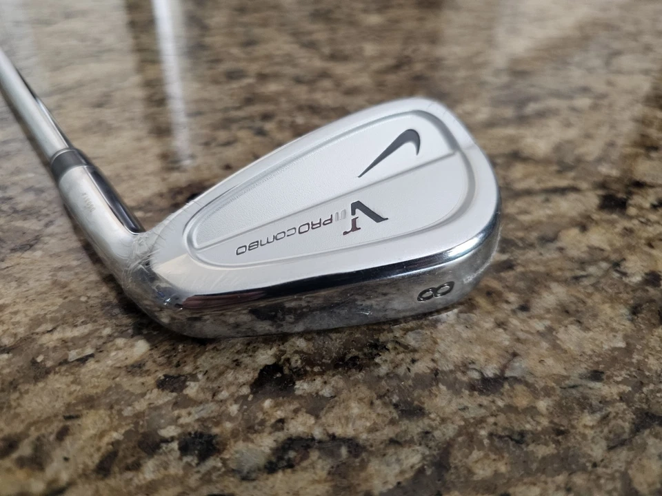NOS RH NIKE Vr PRO COMBO Forged•S 8 Iron KBS MAX MT S/85 Stiff-Flex Steel Shaft - Image 2 of 4