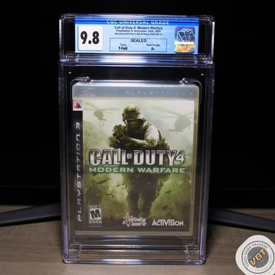 CGC 9.8 A+ - Call of Duty 4: Modern Warfare Early Print PlayStation 3, PS3 NEW!