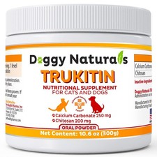 Trukitin Chitosin Based Phosphate Binder for Cats & Dogs – All Natural Human ...