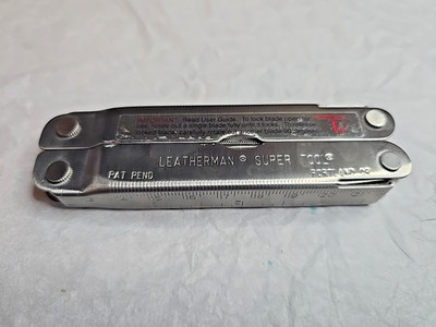Original Leatherman Super Tool Multi-Tool Knife Pliers Other Tool W/Sheath