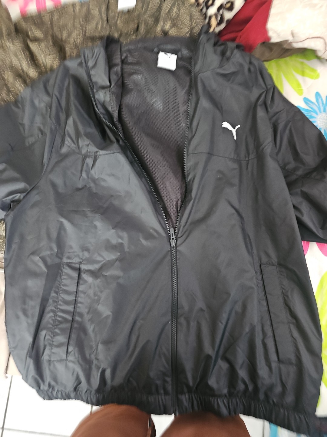 Men's Size L Full Zip Pockets Long Sleeve Activewear