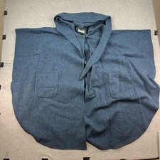 VTG Hourihan Dublin 100 Wool Cape Coat Cloak Ireland One Size Donegal Tweed