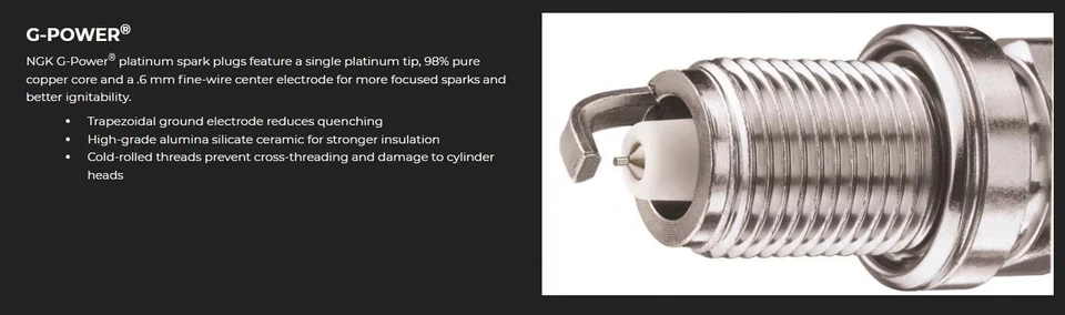 Подлинная платиновая свеча зажигания NGK 16 шт. для Ford F-150/F-250 F-350 Super Duty V8 - Изображение 4 из 4