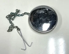 *USED*OLD WOOD BOAT CHROME FUEL / GAS CAP~2” NPT~CENTURY~CHRIS CRAFT~3-3/8"OD(C)