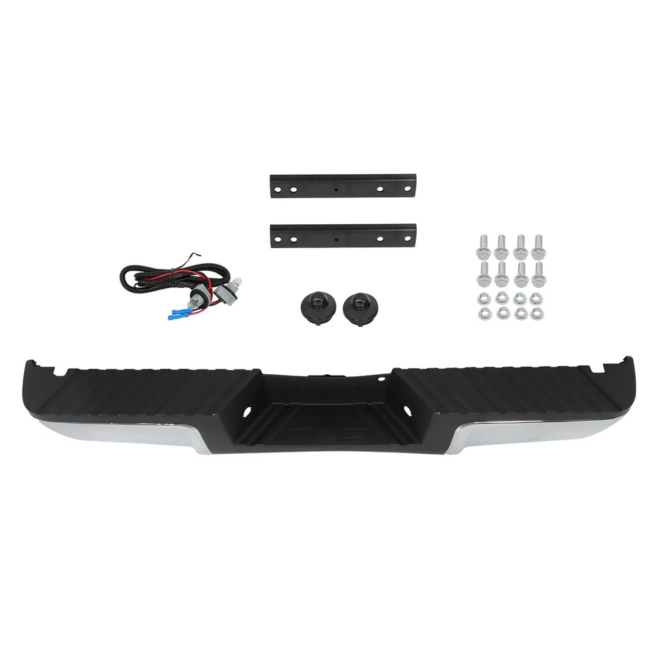 Rear Step Bumper Assembly Steel For 2008-2016 Ford F-250 F-350 F-450 Super Duty - Image 4 of 4