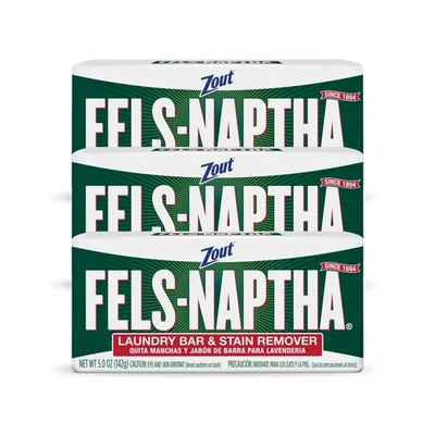 ZOUT Fels-Naptha Laundry Soap (Pack of 3)