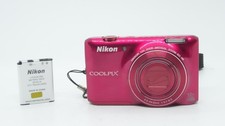 Nikon COOLPIX S6400 Pink Digital Camera 16.0MP 12x Optical Zoom From JAPAN