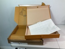 LOUIS VUITTON Orange Drawer Box w/Tissue Paper (New), Mailing Box (Used Once).