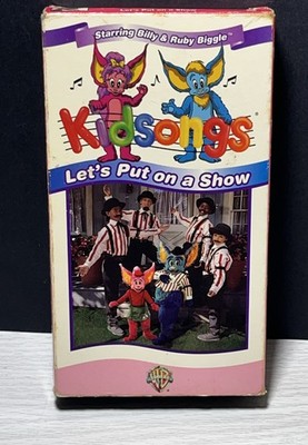 Kidsongs Let s Put On A Show VHS  1995 Video Tape Billy Ruby Biggle Educational