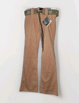 NWT ABS by Allen Schwartz Y2K Vintage Boot Cut Jeans - Pink, Sz. 28