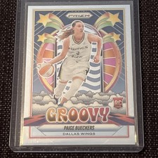 2025 Panini Prizm WNBA- Groovy #12 Paige Bueckers RC- Dallas Wings
