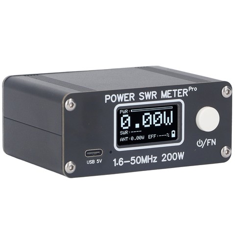 SWR-Meter 1 6-50 MHz 0 5 W-200 W 1 29Zoll Kurzwellen-HF-PWR-Leistungstester - Afbeelding 19 van 24