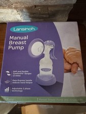 Lansinoh Manual Breast Pump for Breastfeeding New, Open Box