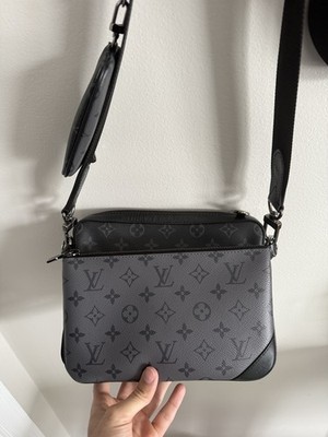 LOUIS VUITTON Trio Messenger Shoulder Bag M46602 Monogram Shadow