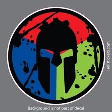 SP-13005 Spartan Trifecta Beast Race Run Running Window Decal Bumper Sticker