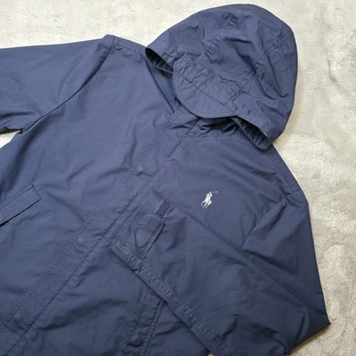 Ralph Lauren XL Windbreaker Jacke Damen Kapuze Golf Regen 18-20