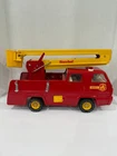 Vintage Tonka Snorkel Fire Truck Pressed Steel 1/16th Scale - Extremely Clean