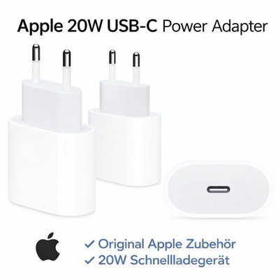 Apple 20W USB-C Netzteil Original Schnellladegerät iPhone 17 16 15 14 13 Pro Max