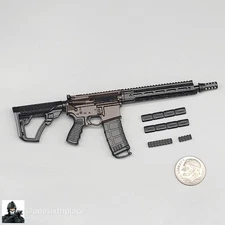 1:6 Easy & Simple PMC M4 Rifle w/ DD Collapsible Stock for 12" Figures