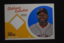 David Ortiz 2012 Topps Heritage Clubhouse Collection Relics Game Used Jersey