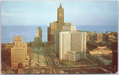 Chicago Vintage Postcard Veterans' Administration Research Hospital USA