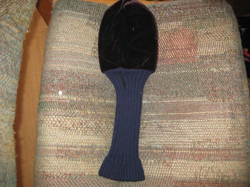 slightly used  universal  Velour Type Driver Headcover  Lady sitting on Moon - Bild 7 von 8
