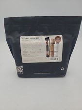 LUMINESS Silk Airbrush Spray Foundation Buffing Brush Kit 160 Light Rich