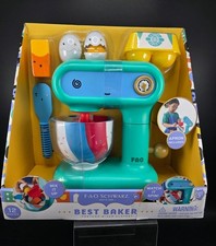 FAO Schwarz 12-Piece Best Baker Pretend Mixer Playset Ages 3 Apron Included Toy