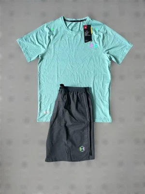Ensemble Under Armour Vert Gris Fluorescent - Taille M - Expédition sous 24h - Photo 1/4