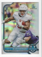 2021 Bowman U BIJAN ROBINSON Silver Chrome card #31!  Texas,  Atlanta Falcons