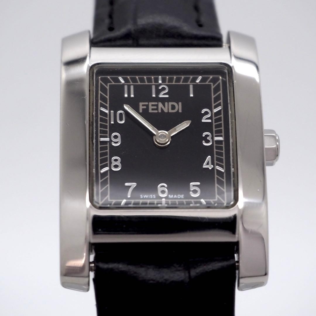 FENDI 7000L Women's Watch Square Black Used Working from Japan | eBay