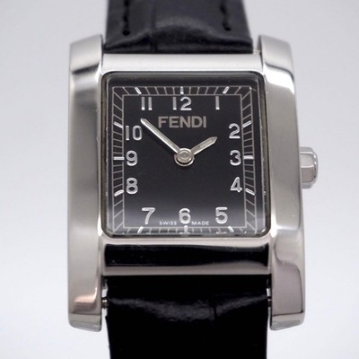 FENDI 7000L Women's Watch Square Black Used Working from Japan | eBay