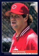 Trading Cards (M10) Tom Browning 1994 Score #168